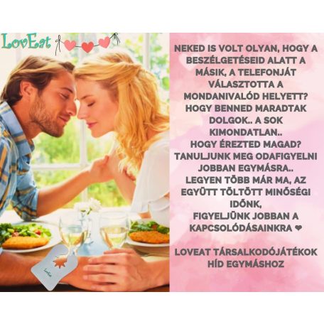 LOVEAT TÁRSALKODÓJÁTÉKOK-PÁROK RÉSZÉRE PAPÍRPARTEDLIKKEL 